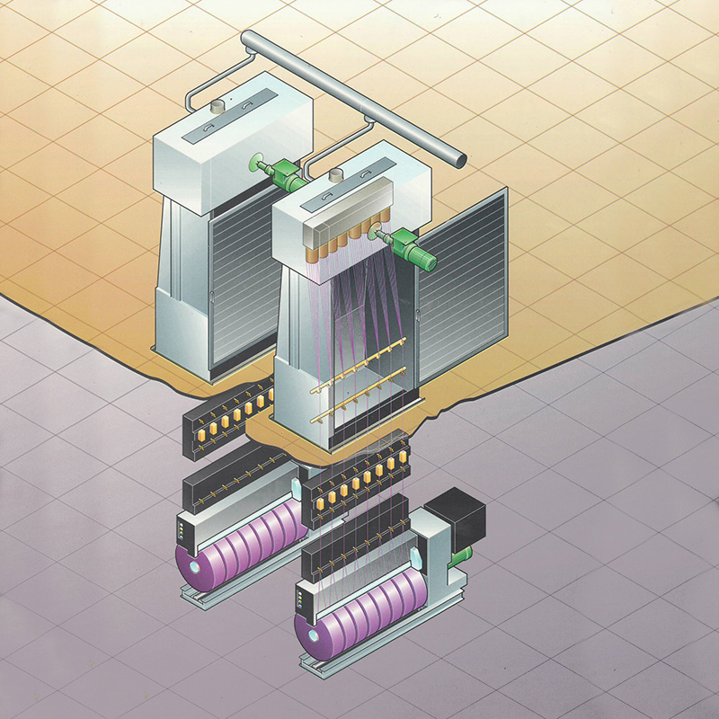 HOY Spinning Production Line with PET, PA , PP or Other Raw Material